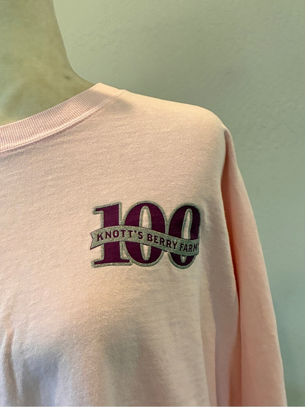 Knott's Berry Farm 100th Anniversary Spirit Jersey in Pink and Purple - Size XL - Picture 4 of 16
